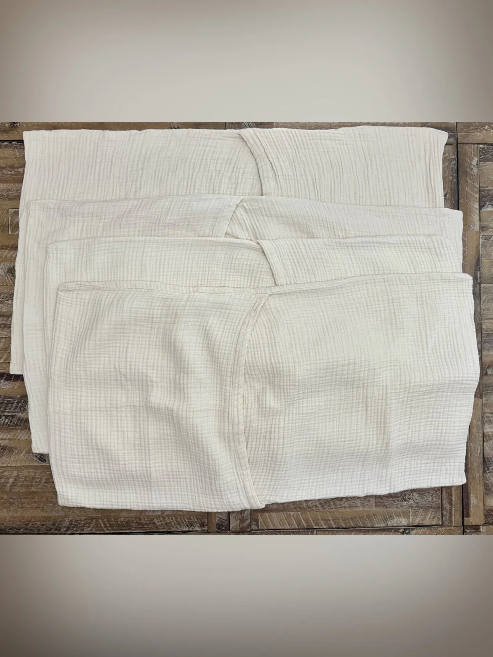 Quince Organic Cotton King Gauze  Pillowcase Shams (4 count) - color: Undyed